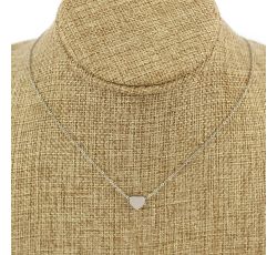 COLLAR DIJE CORAZÓN DE ACERO