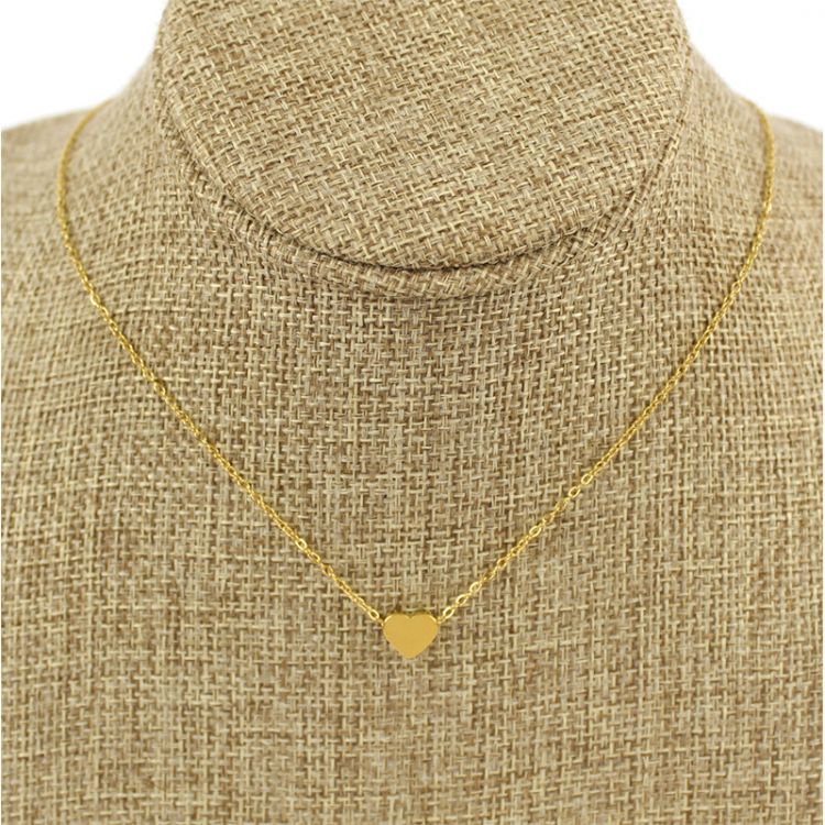 COLLAR DIJE CORAZÓN DE ACERO