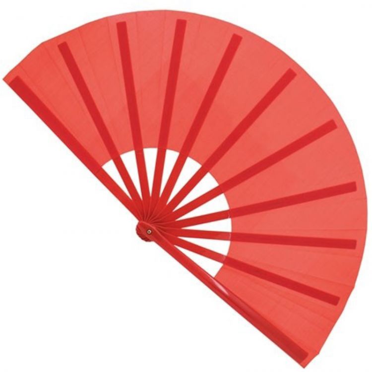 ABANICO EXTRA GRANDE PLEGABLE LISO