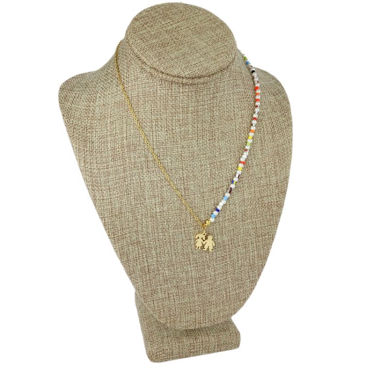COLLAR DIJE PAREJITA NIÑOS PARA MAMÁ COLLAR DIJE PAREJITA NIÑOS PARA MAMÁ