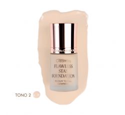 MAQUILLAJE FLAWLESS STAY FOUNDATION BEAUTY CREATIONS