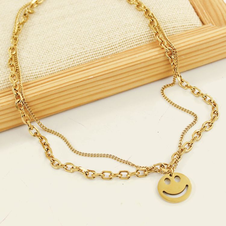 COLLAR CON DIJE CARITA FELIZ :) COLLAR CON DIJE CARITA FELIZ :)