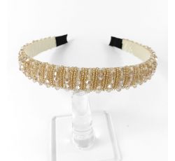 DIADEMA CON CRISTAL Y CHAQUIRA