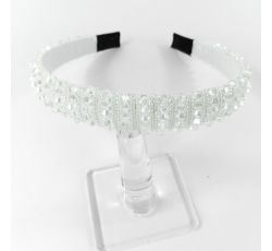 DIADEMA CON CRISTAL Y CHAQUIRA