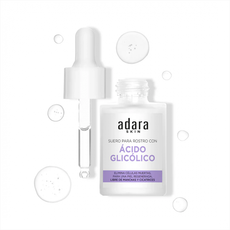 SERUM FACIAL ADARA ÁCIDO GLICÓLICO