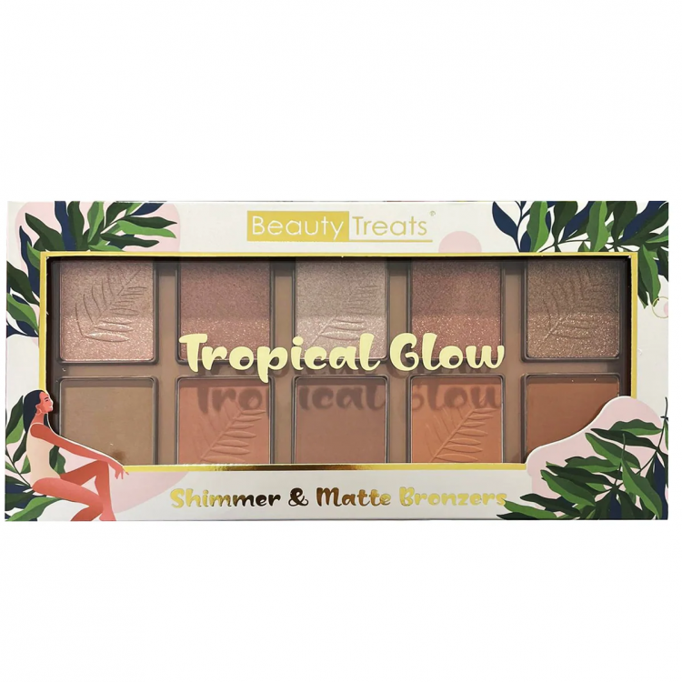 PALETA ILUMINADOR Y BRONCEADOR TROPICAL GLOW PALETA ILUMINADOR Y BRONCEADOR TROPICAL GLOW