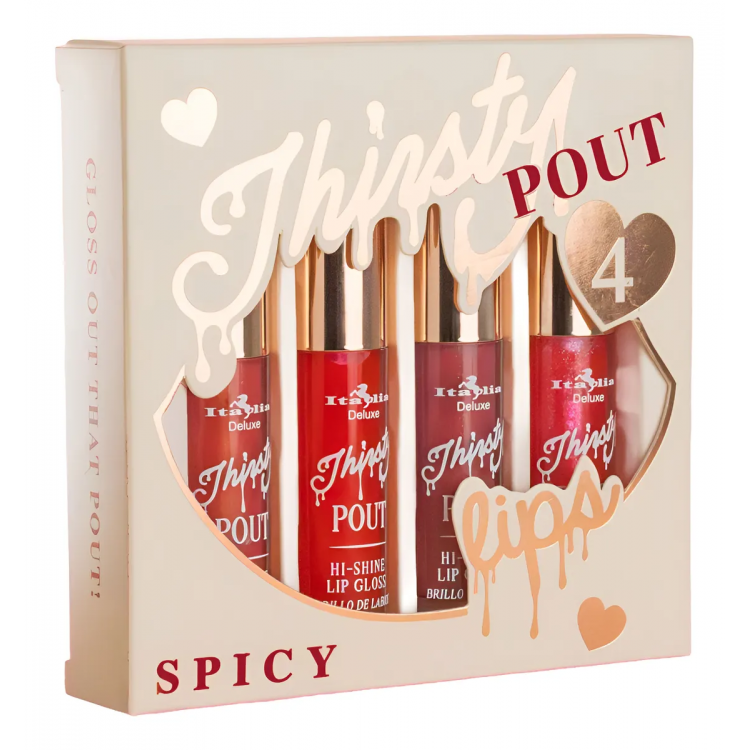 SET LIP GLOSS ITALIA THIRSTY POUT