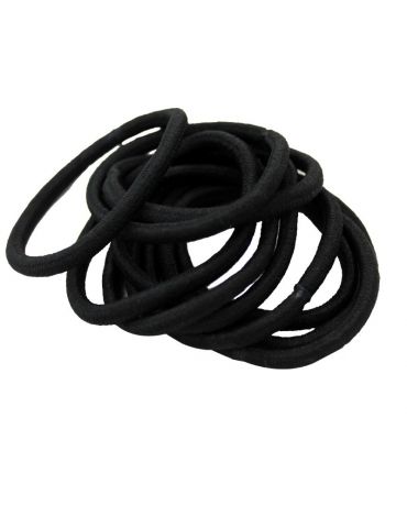 SET DE 10 LIGAS ELÁSTICA NEGRAS