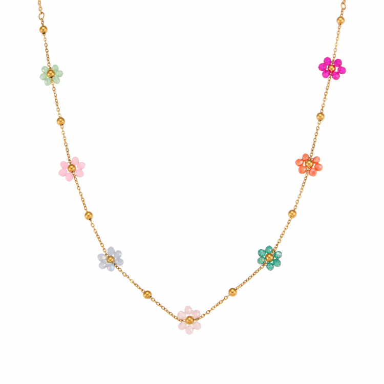 COLLAR CON FLORES COLLAR CON FLORES