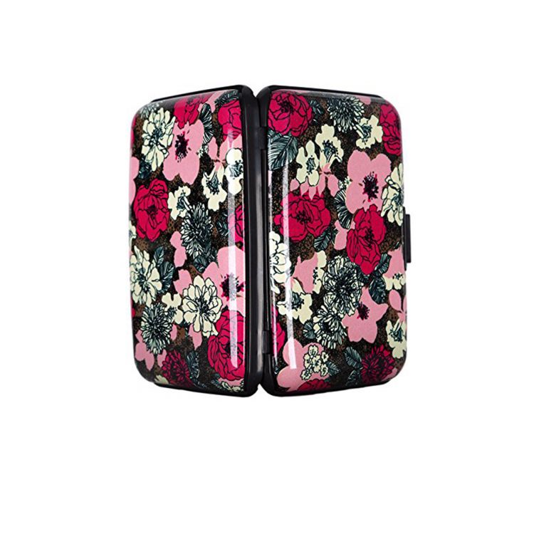 TARJETERO ESTAMPADO FLOR FIUSHA TARJETERO ESTAMPADO FLOR FIUSHA