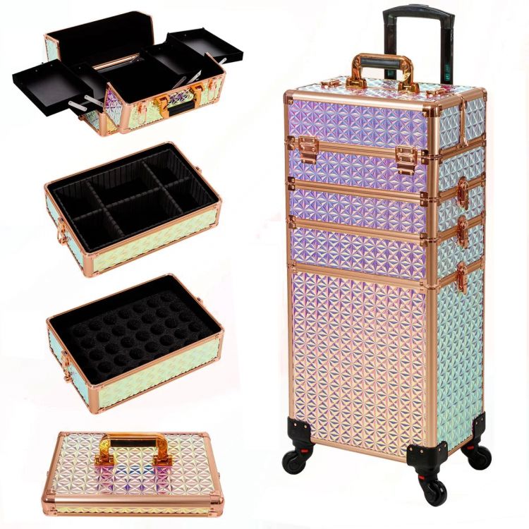 ESTUCHE  PROFESIONAL 5 EN 1 ROSE GOLD