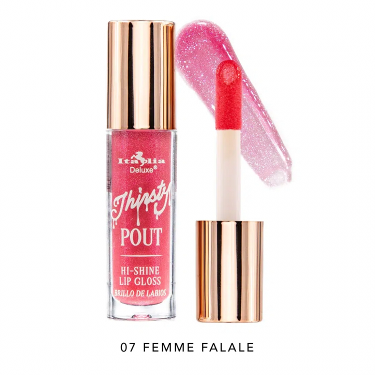 LIP GLOSS THIRSTY POUT HI SHINE  ITALIA