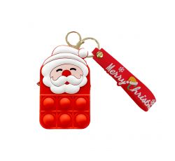 MONEDERO-LLAVERO POP IT NAVIDEÑO