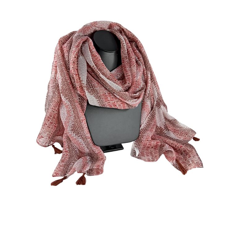 BUFANDA LIGERA CON ESTAMPADO