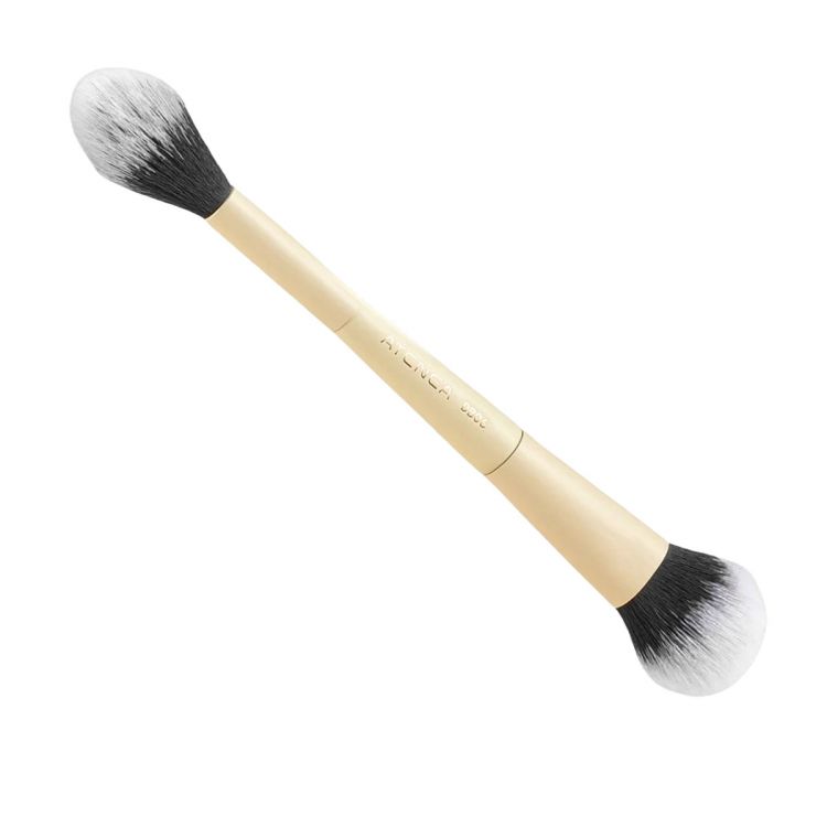 BROCHA DUO P/ ILUMINADOR Y POLVO TRASLUCIDO ATENEA