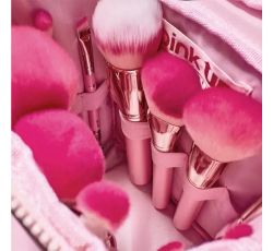 SET DE BROCHAS PROFESIONALES PINK UP + KIT DE REGALO