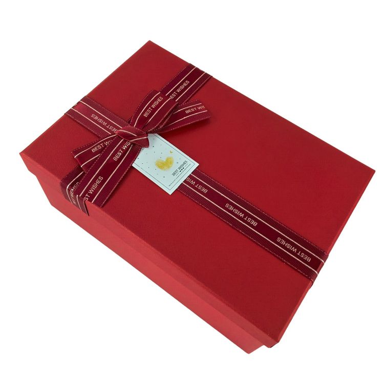 CAJA DE REGALO GDE CON MOÑO