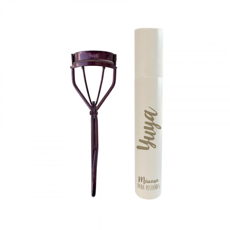 SET ENCHINADOR PARA PESTAÑAS BORGOÑA + 1 MÁSCARA PARA PESTAÑAS “10 ACEITES NATURALES” NEGRA