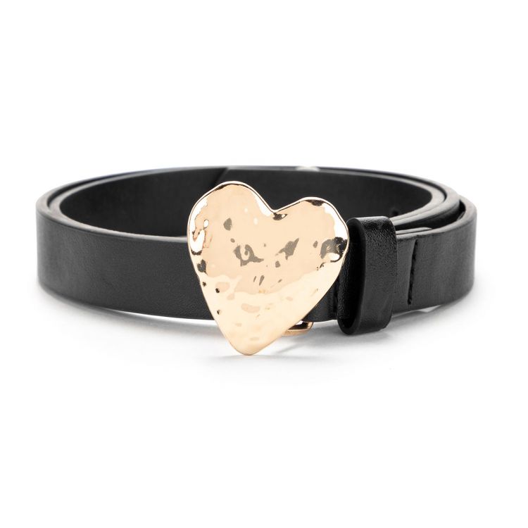 CINTO DELGADO HEBILLA CORAZON