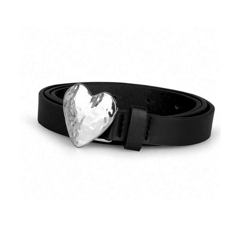 CINTO DELGADO HEBILLA CORAZON