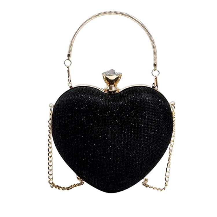 BOLSO CORAZON DIAMANTE