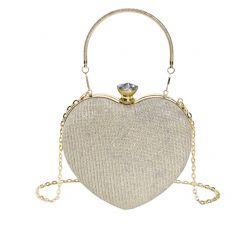 BOLSO CORAZON DIAMANTE