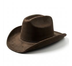 SOMBRERO NEGRO CON ESTOPEROLES