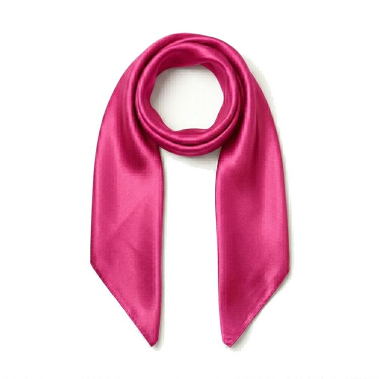 PAÑUELO LISO TIPO SEDA 70 X 70 CM