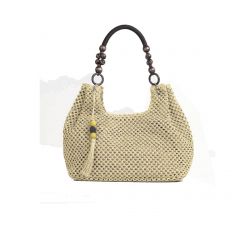 BOLSA CROCHET ASA BOLAS DE MADERA
