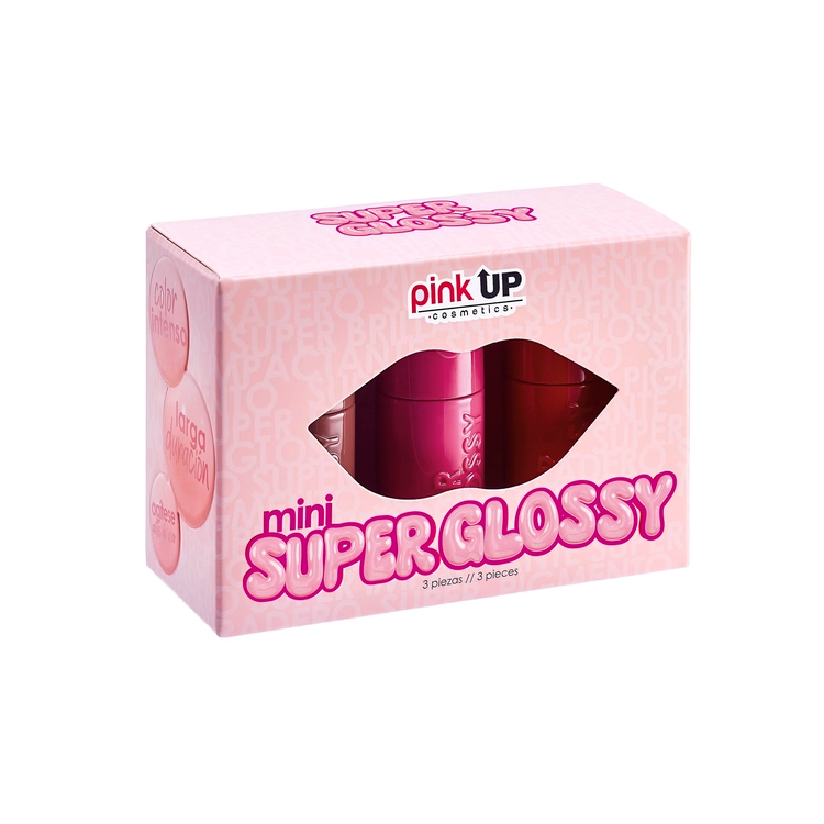 KIT MINI SUPER GLOSSY PINK UP