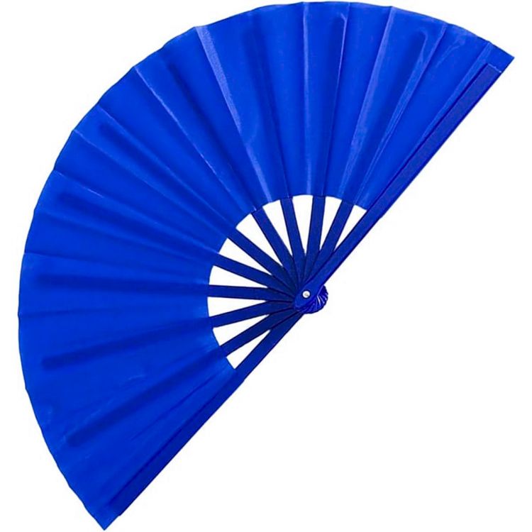 ABANICO EXTRA GRANDE PLEGABLE LISO