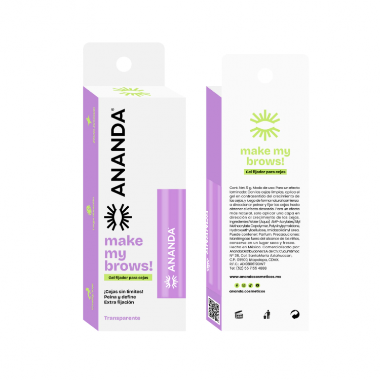 GEL PARA CEJAS TRANSPARENTE ANANDA