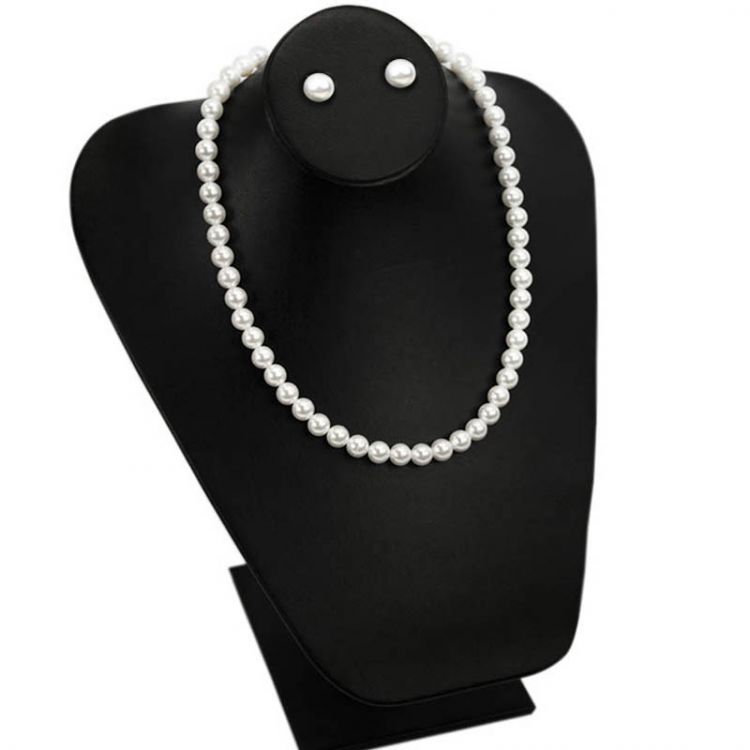 SET DE COLLAR CON ARETES DE PERLA