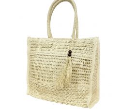BOLSO TOTE DE PLAYA TEJIDO