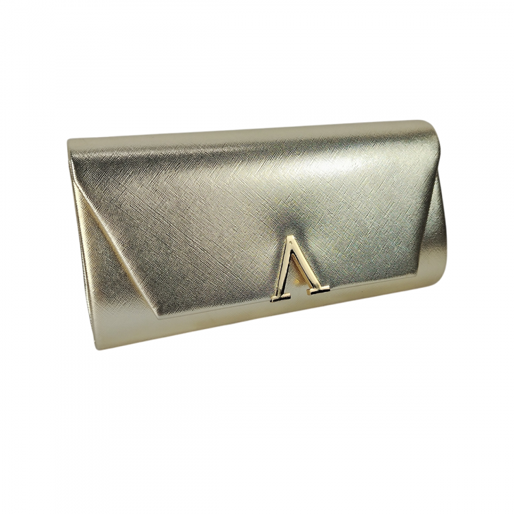 BOLSO TIPO CLUTCH SOLAPA GEOMETRICA