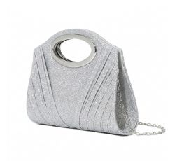 BOLSO ELEGANTE LINEAS PLISADAS