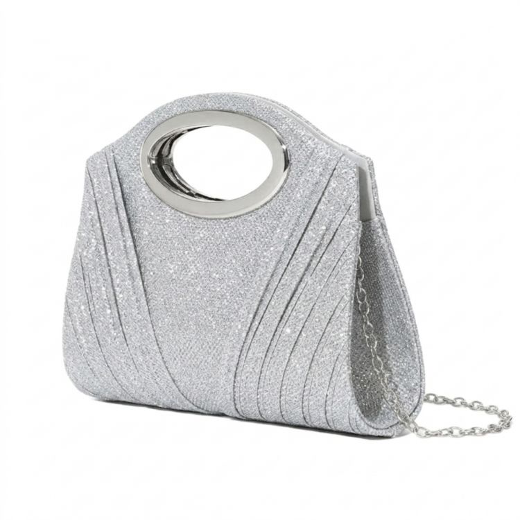 BOLSO ELEGANTE LINEAS PLISADAS