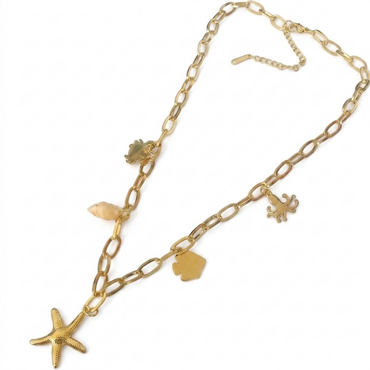 COLLAR DE ACERO CON DIJES