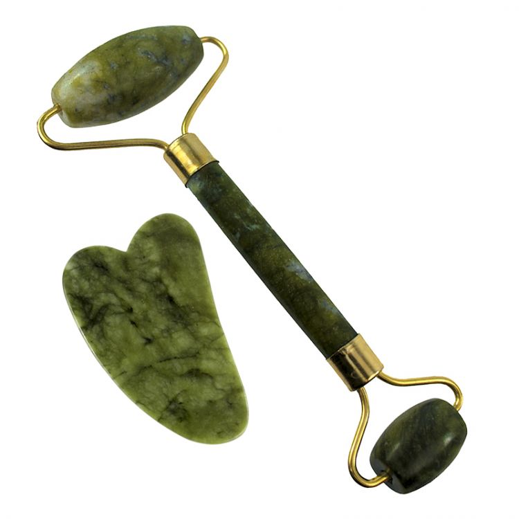 RODILLO + GUA SHA MASAJEADOR FACIAL