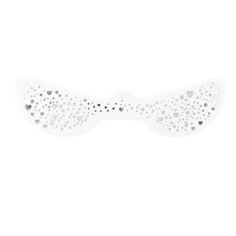 PARCHE FACIAL- PECAS BRILLANTES PLATA