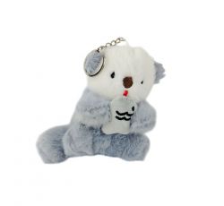 LLAVERO PELUCHE NUTRIA MARINA