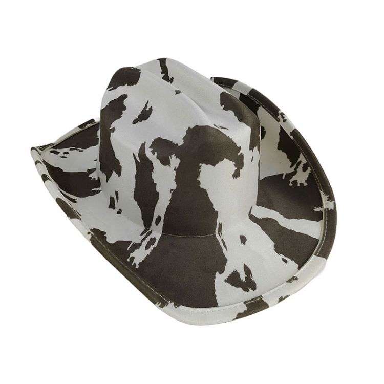 SOMBRERO ESTAMPADO DE  VACA