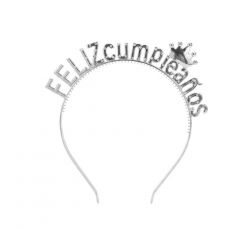 DIADEMA  "FELIZ CUMPLEAÑOS"