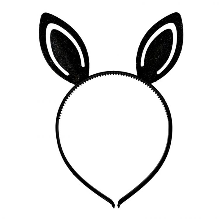 DIADEMA CONEJO NEGRO